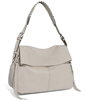 Aimee Kestenberg Penelope Bali Silver Hardware Leather Hobo Bag