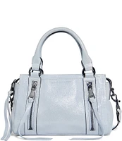 Aimee Kestenberg Zip Me Up Metallic Mini Satchel Bag