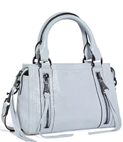 Aimee Kestenberg Zip Me Up Metallic Mini Satchel Bag