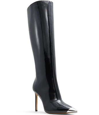 ALDO Agathea Shiny Leather Tall Boots