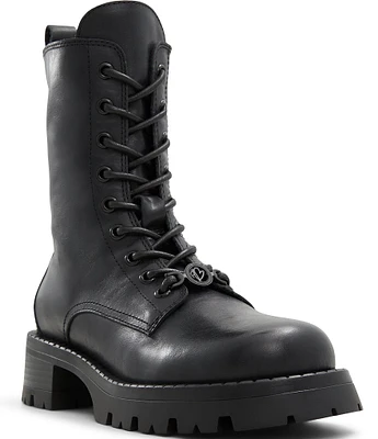 ALDO Allea Leather Lugged Combat Booties