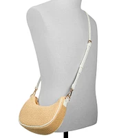 ALDO Beachglow Charm Straw Shoulder Bag