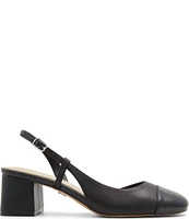 ALDO Bialle Leather Cap Toe Sling Pumps