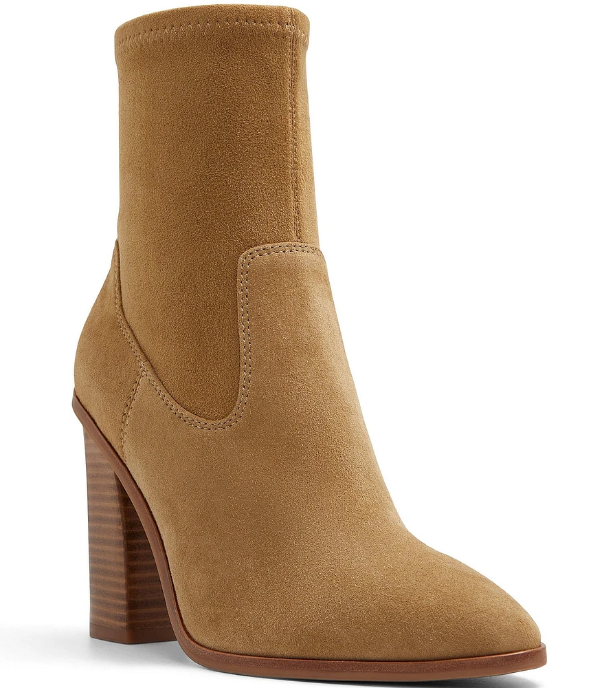 ALDO Farabrirel Suede Block Heel Booties