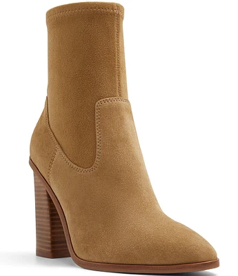 ALDO Farabrirel Suede Block Heel Booties