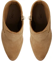 ALDO Farabrirel Suede Block Heel Booties