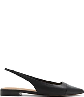 ALDO Fleure Leather Slingback Cap Toe Flats