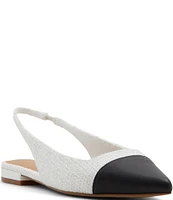 ALDO Fleure Textile Cap Toe Slingback Flats