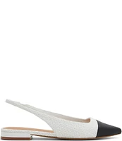 ALDO Fleure Textile Cap Toe Slingback Flats