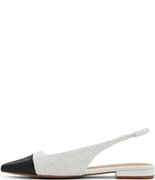 ALDO Fleure Textile Cap Toe Slingback Flats