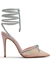 ALDO Halalia Rhinestone Ankle Wrap Dress Pumps