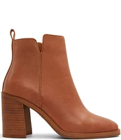 ALDO Hay Leather Block Heel Booties