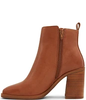 ALDO Hay Leather Block Heel Booties