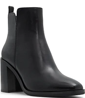 ALDO Hay Leather Block Heel Booties