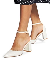 ALDO Jan Leather Ankle Strap Pumps