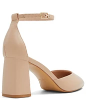 ALDO Jan Leather Ankle Strap Pumps