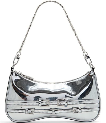 ALDO Jaymeex Metallic Silver Metal Shoulder Bag