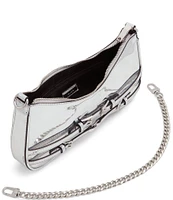 ALDO Jaymeex Metallic Silver Metal Shoulder Bag