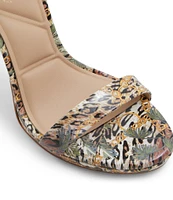 ALDO Katelina Printed Patent Ankle Strap Dress Sandals