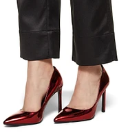 ALDO Lala Patent Mirror Metallic Pumps