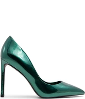 ALDO Lala Patent Mirror Metallic Pumps