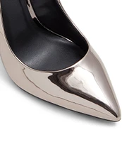 ALDO Lala Patent Mirror Metallic Pumps