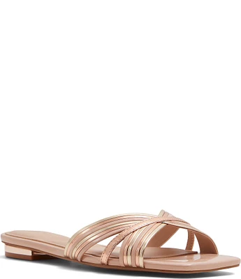 ALDO Lota Metallic Slide Sandals