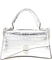 ALDO Lucenaax Top Handle Metallic Satchel Bag