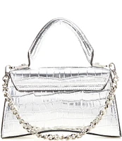 ALDO Lucenaax Top Handle Metallic Satchel Bag