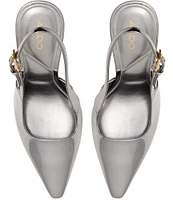 ALDO Marysa Mirror Metallic Slingback Pumps