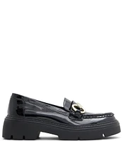 ALDO Miska Patent Lugged Platform Loafers