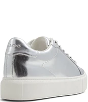 ALDO Perlah Metallic Rhinestone Lace Up Sneakers