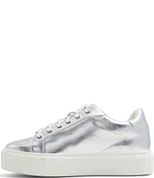 ALDO Perlah Metallic Rhinestone Lace Up Sneakers