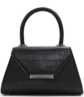 ALDO Rotanaax Croco Top Handle Satchel Bag