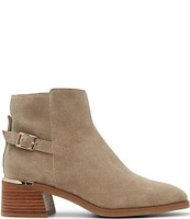 ALDO Serrafina Buckle Strap Suede Booties