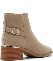 ALDO Serrafina Buckle Strap Suede Booties