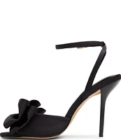 ALDO Tinsletta Satin Ankle Strap Bow Dress Sandals