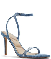 ALDO Tulipa Denim Rhinestone Strap Dress Sandals