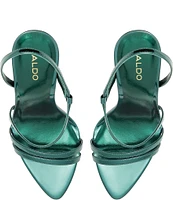 ALDO Twila Mirror Metallic Dress Sandals