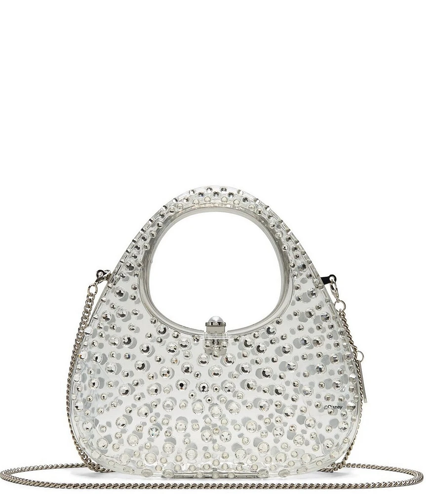 ALDO x Disney Princess Cinderella Translucent Rhinestone Top Handle Bag