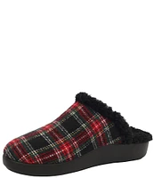 Alegria Comfee Plaid Mule Slippers