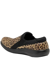 Alegria Duette Fierce Leopard Print Slip-Ons