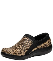 Alegria Duette Fierce Leopard Print Slip-Ons