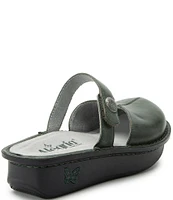 Alegria Kamila Leather Mary Jane Platform Clogs