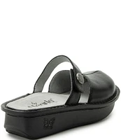 Alegria Kamila Leather Mary Jane Platform Clogs