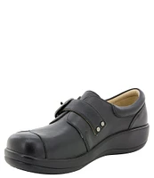 Alegria Khloe Leather Monk Strap Slip-Ons