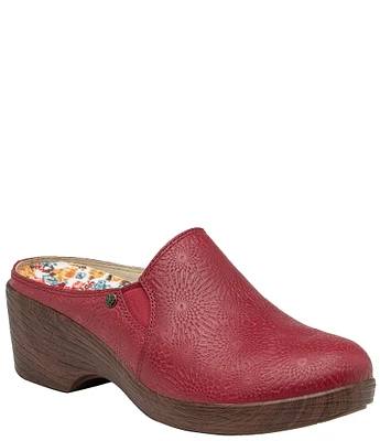 Alegria Serenti Roman Candle Printed Leather Clogs