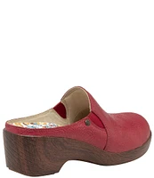 Alegria Serenti Roman Candle Printed Leather Clogs