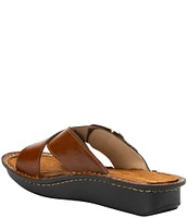 Alegria Vanya Leather Slide Sandals