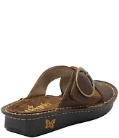 Alegria Vanya Leather Slide Sandals